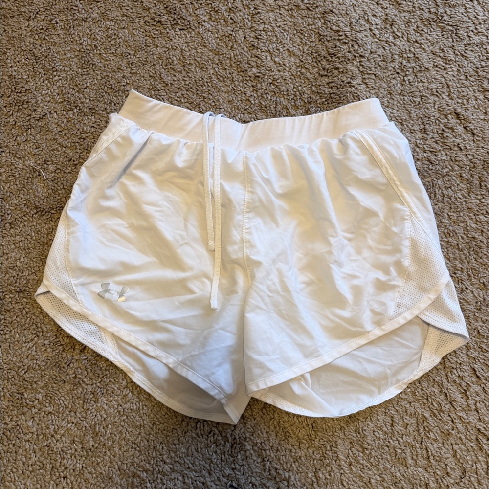 Under Armour Women's Bright White Athletic Shorts